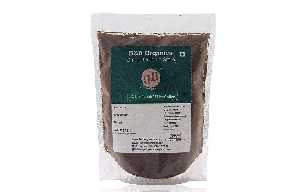 B&B Organics Filter Coffee    Pack  500 grams